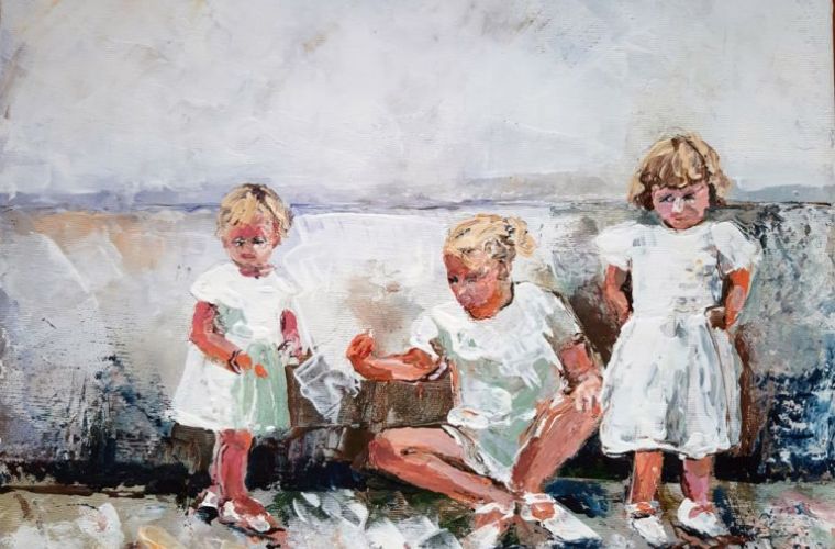 2023 • Tre sorelline in bianco